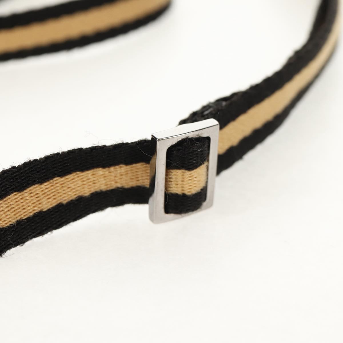 GUCCI GG Canvas Shoulder Bag Black 141863 Auth 149465V