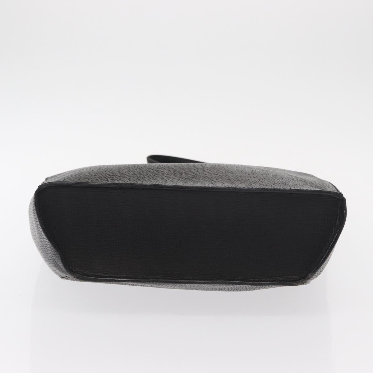 LOEWE Shoulder Bag Leather Black Auth 149483