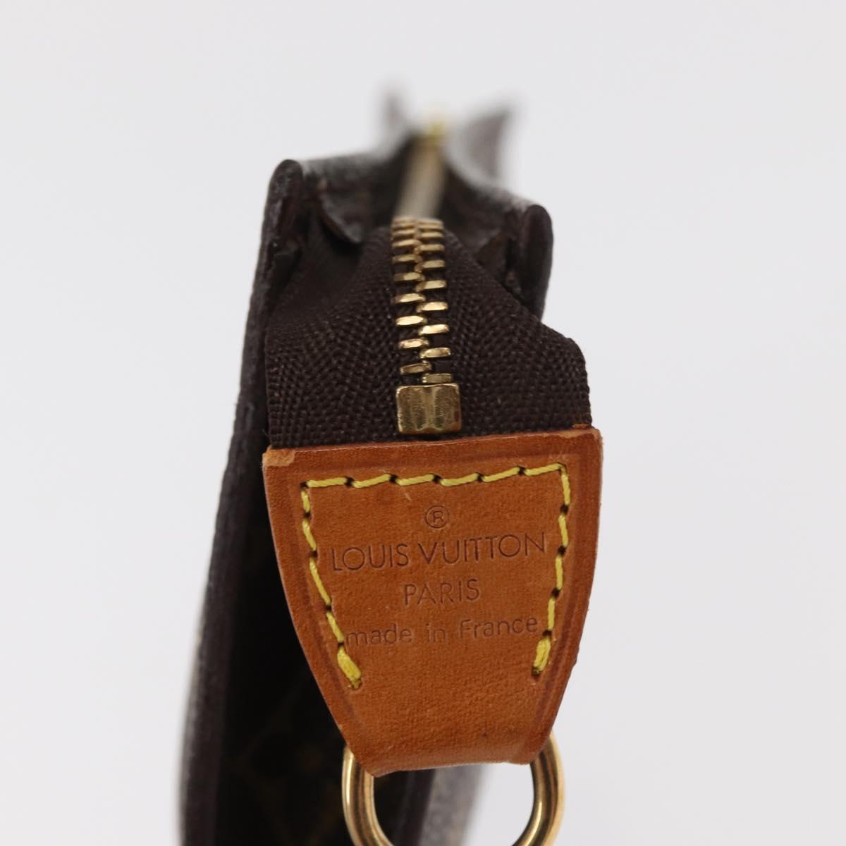 LOUIS VUITTON Monogram Bucket PM Accessory Pouch LV Auth 149486