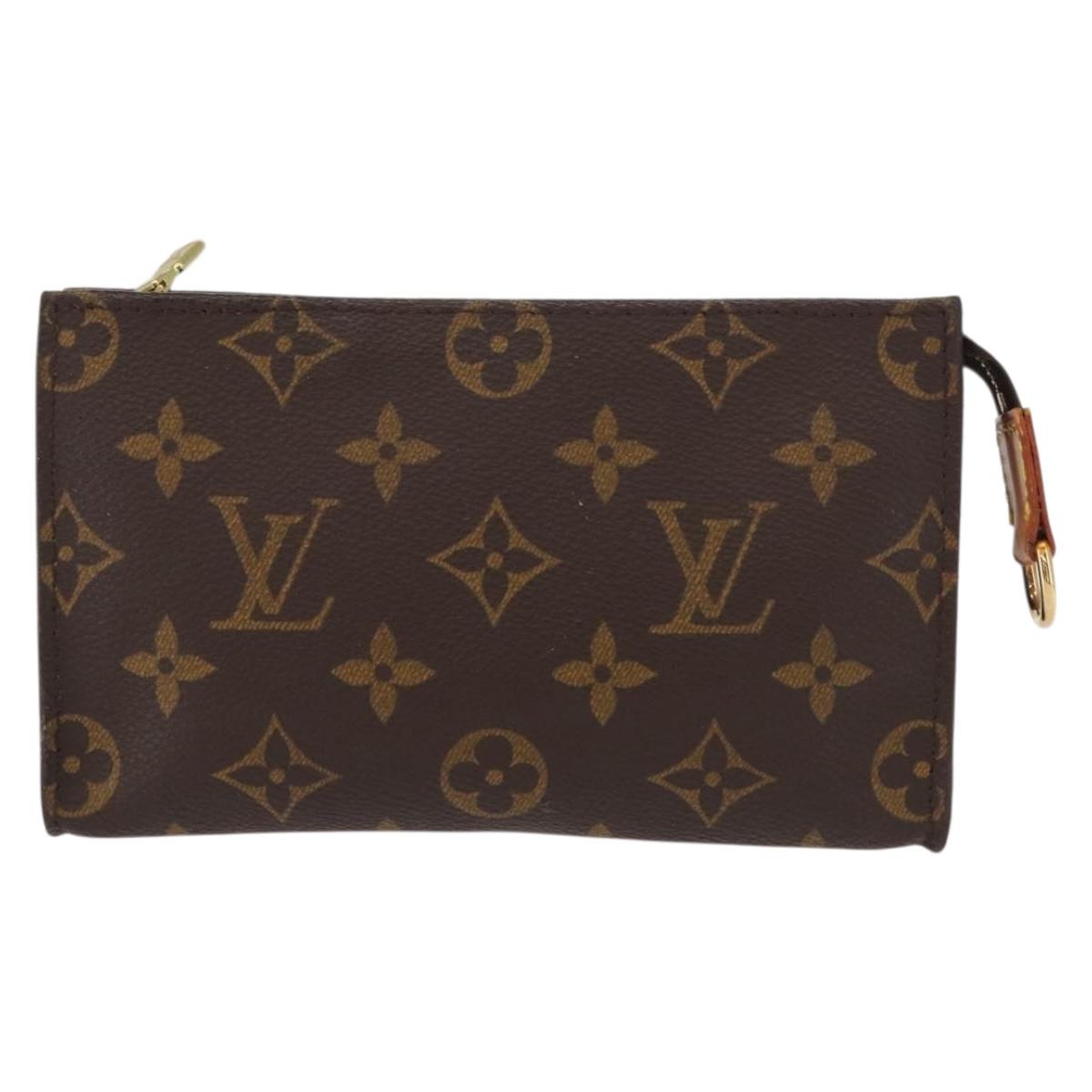 LOUIS VUITTON Monogram Bucket PM Accessory Pouch LV Auth 149486
