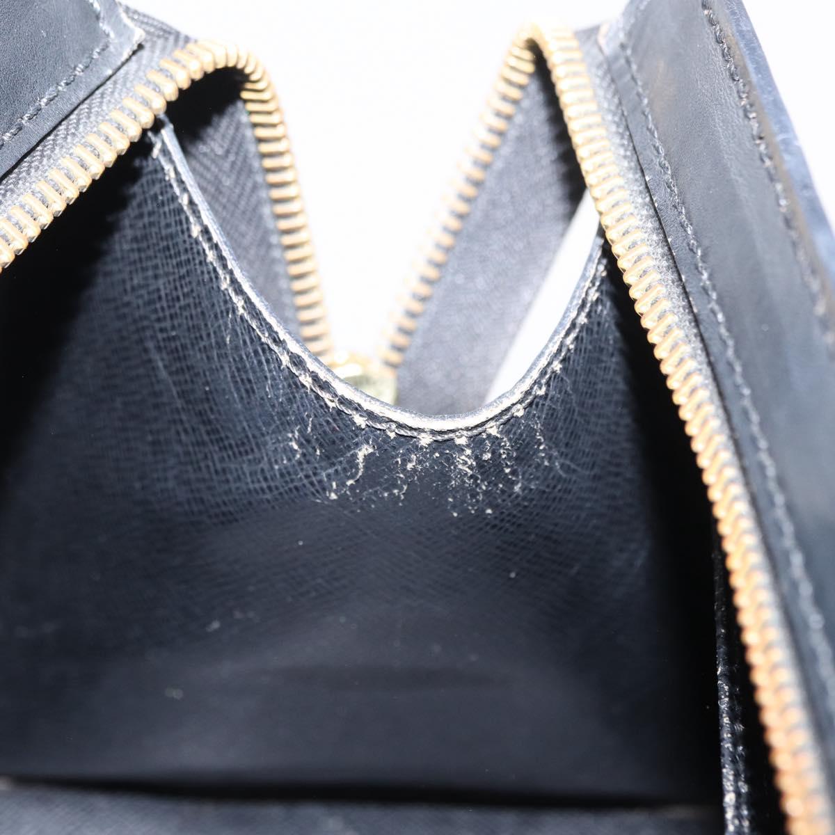 LOUIS VUITTON Epi Sac Triangle Hand Bag Black M52092 LV Auth 149499