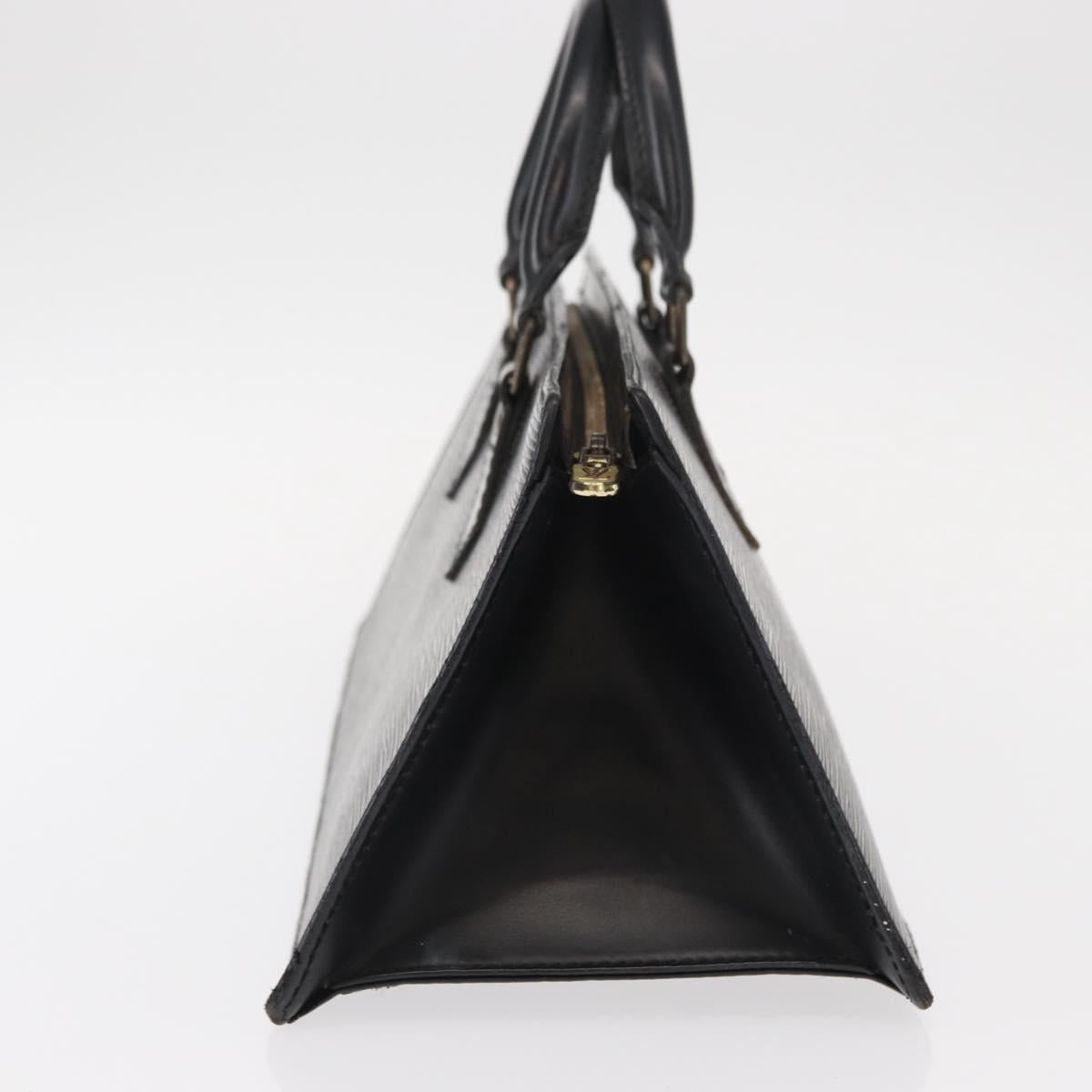LOUIS VUITTON Epi Sac Triangle Hand Bag Black M52092 LV Auth 149499