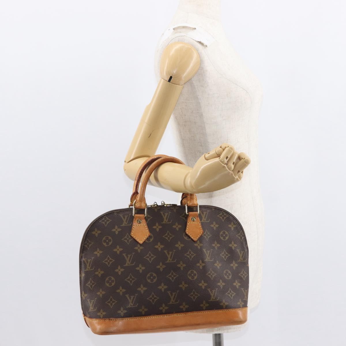 LOUIS VUITTON Monogram Alma Hand Bag M51130 LV Auth 149503