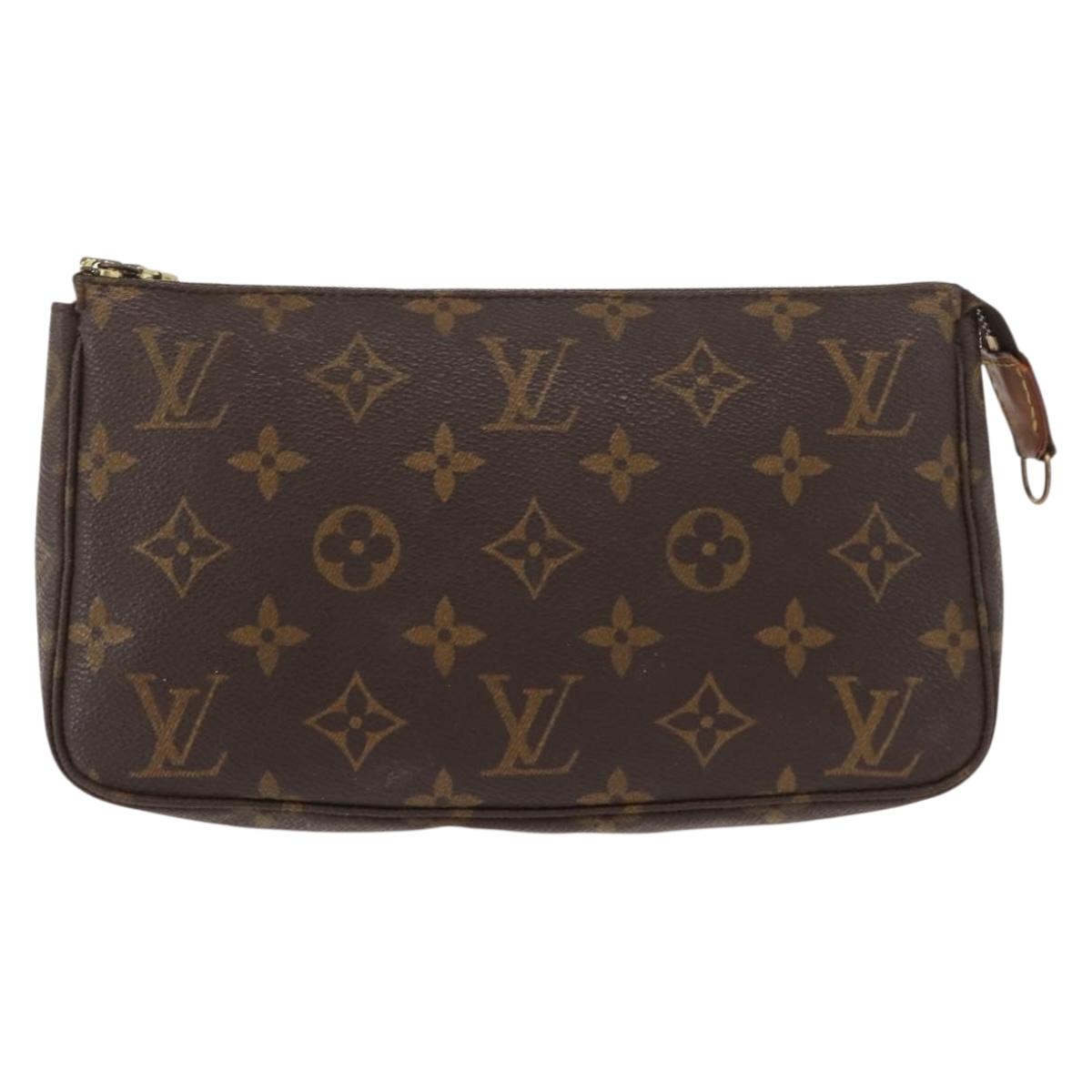LOUIS VUITTON Monogram Pochette Accessoires Pouch M51980 LV Auth 149505
