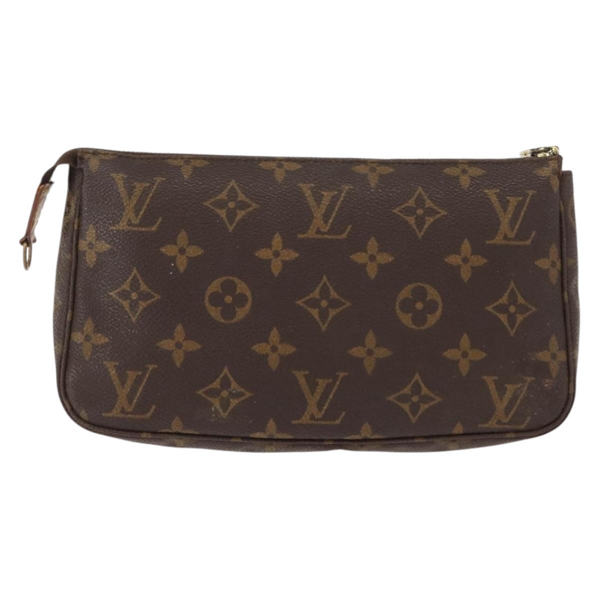 LOUIS VUITTON Monogram Pochette Accessoires Pouch M51980 LV Auth 149505