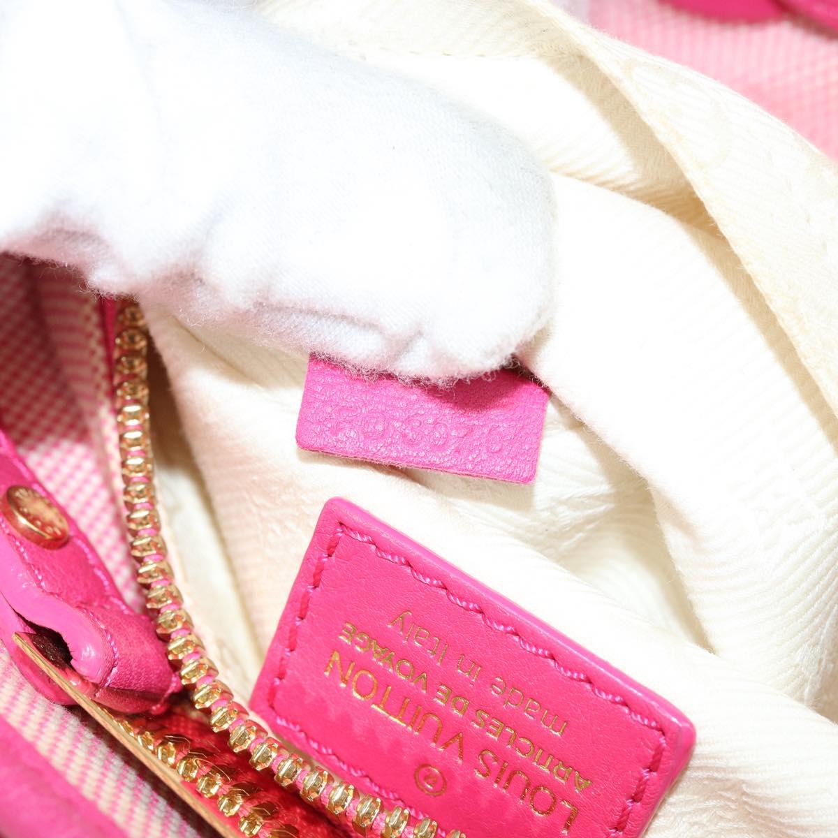 LOUIS VUITTON Cruise Line Rider Shoulder Bag Pink M92809 LV Auth 149507