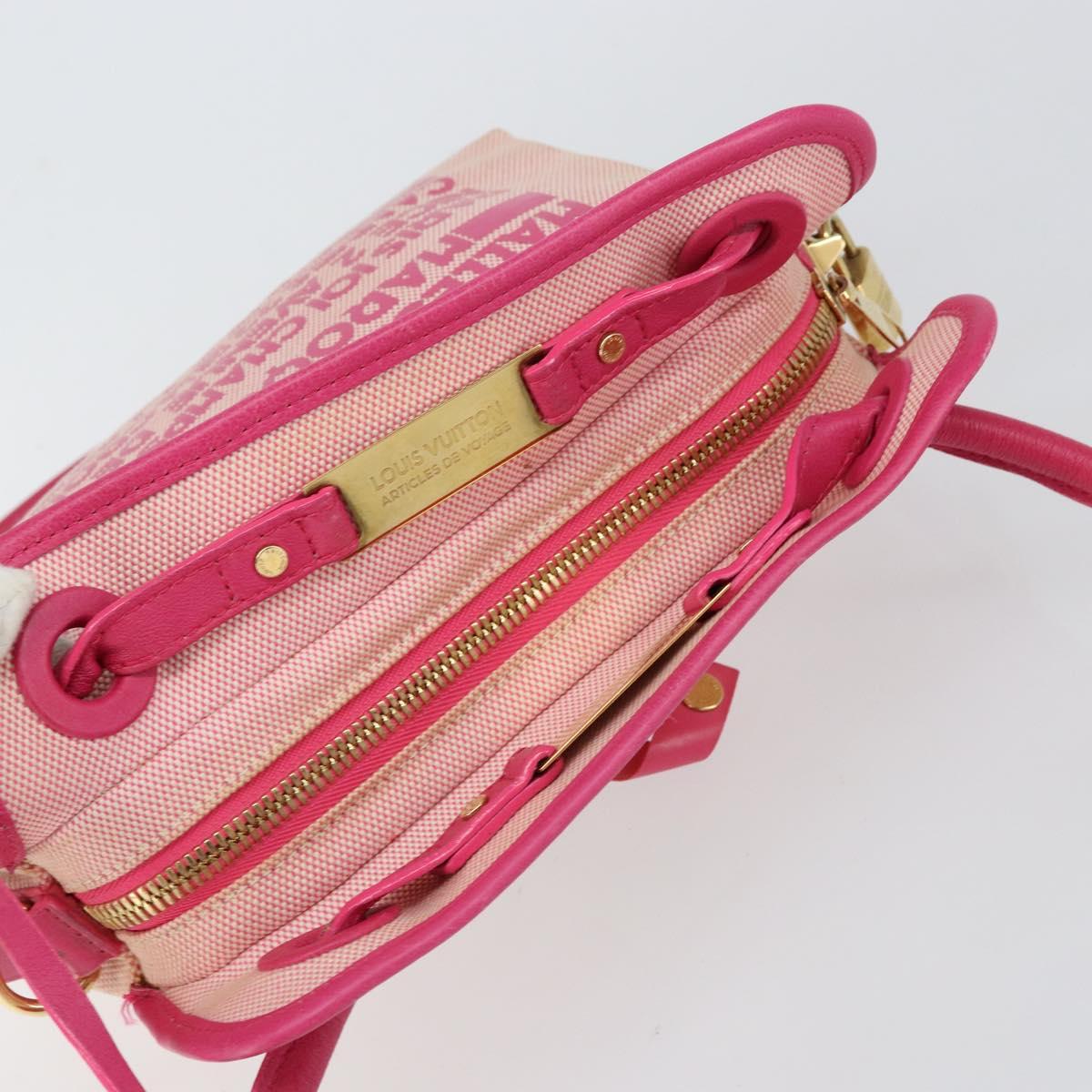 LOUIS VUITTON Cruise Line Rider Shoulder Bag Pink M92809 LV Auth 149507