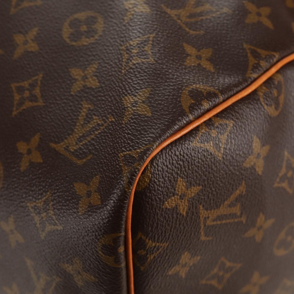 LOUIS VUITTON Monogram Keepall 55 Boston Bag M41424 LV Auth 149515AV