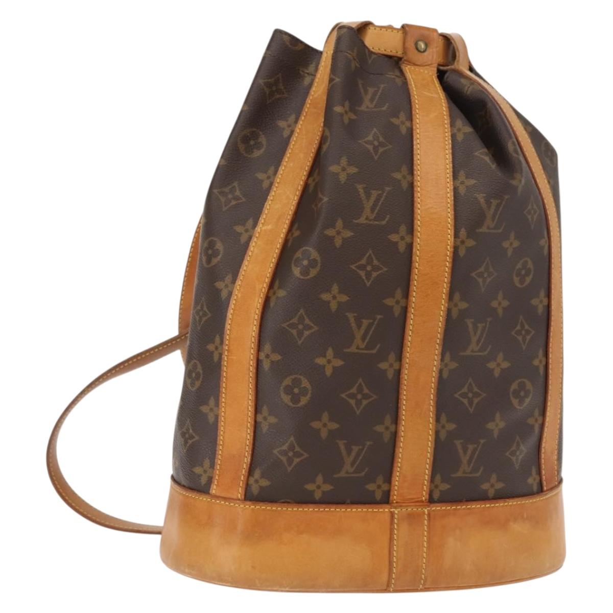 LOUIS VUITTON Monogram Randonnee PM Shoulder Bag M42243 LV Auth 149527A