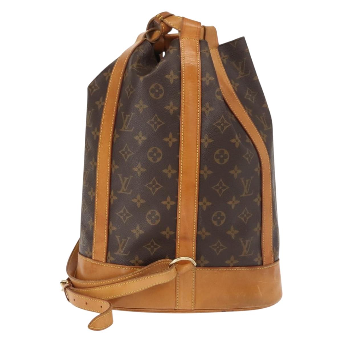 LOUIS VUITTON Monogram Randonnee PM Shoulder Bag M42243 LV Auth 149527A