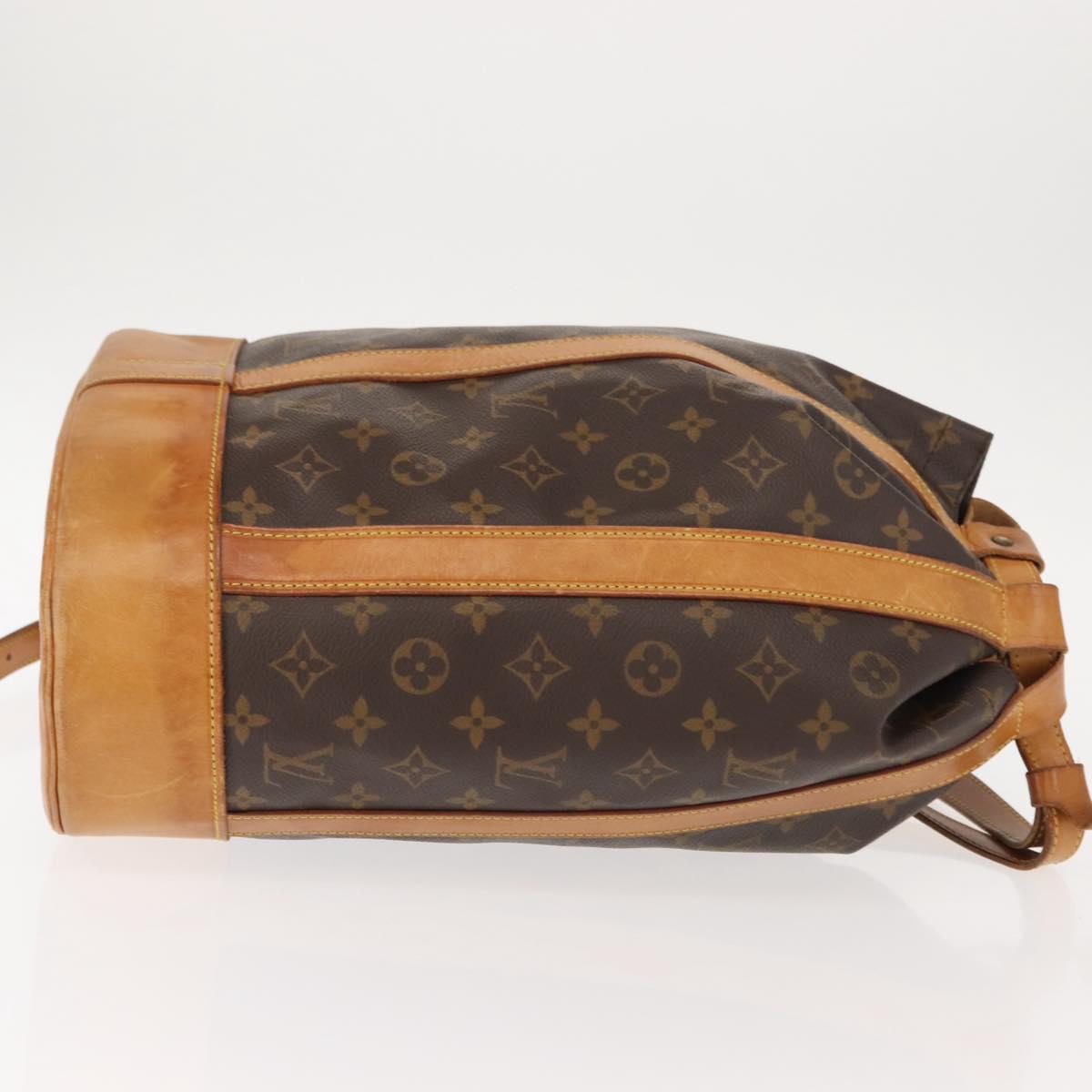 LOUIS VUITTON Monogram Randonnee PM Shoulder Bag M42243 LV Auth 149527A