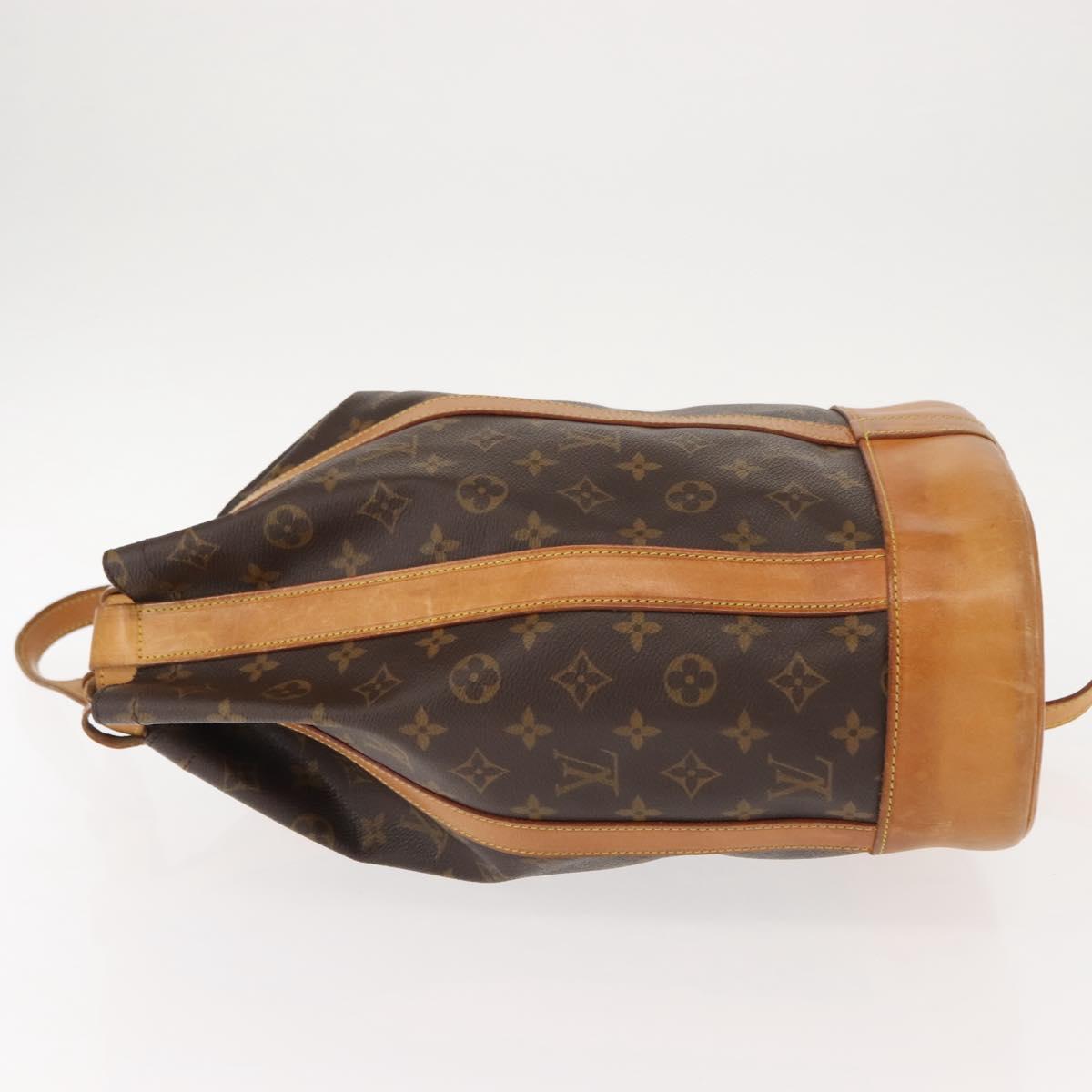 LOUIS VUITTON Monogram Randonnee PM Shoulder Bag M42243 LV Auth 149527A