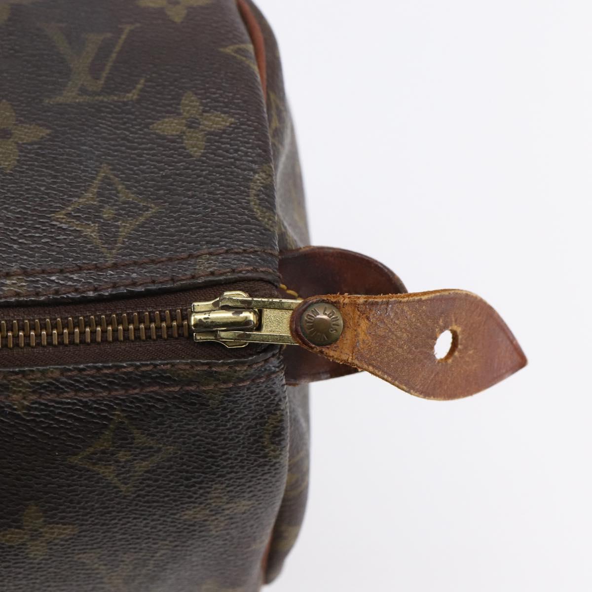 LOUIS VUITTON Monogram Speedy 30 Hand Bag M41526 LV Auth 149528