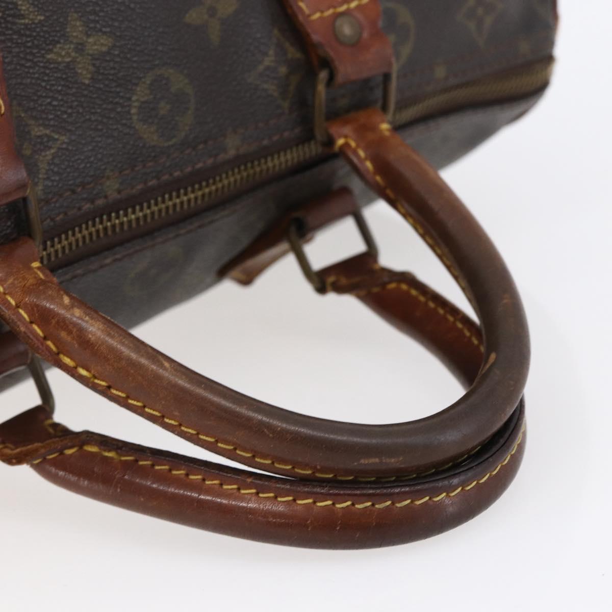 LOUIS VUITTON Monogram Speedy 30 Hand Bag M41526 LV Auth 149528