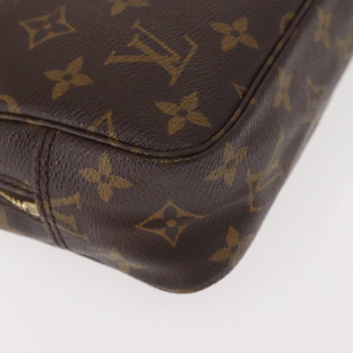 LOUIS VUITTON Monogram Trousse Toilette 23 Clutch Bag M47524 LV Auth 149535
