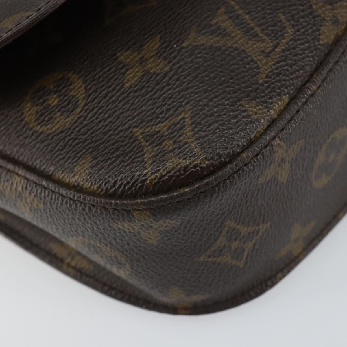 LOUIS VUITTON Monogram Saint Cloud MM Shoulder Bag M51243 LV Auth 149537
