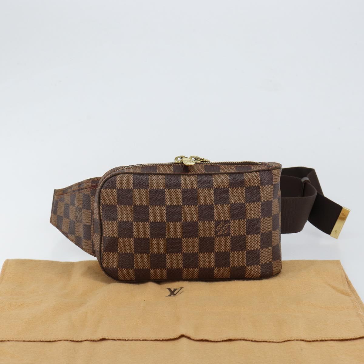 LOUIS VUITTON Damier Ebene Geronimos Shoulder Bag N51994 LV Auth 149538V