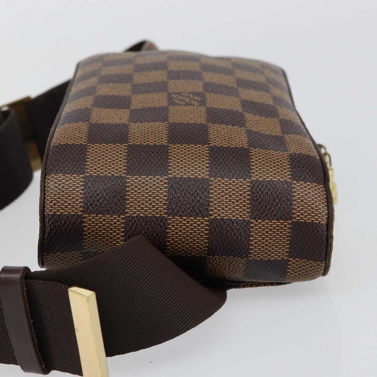 LOUIS VUITTON Damier Ebene Geronimos Shoulder Bag N51994 LV Auth 149538V