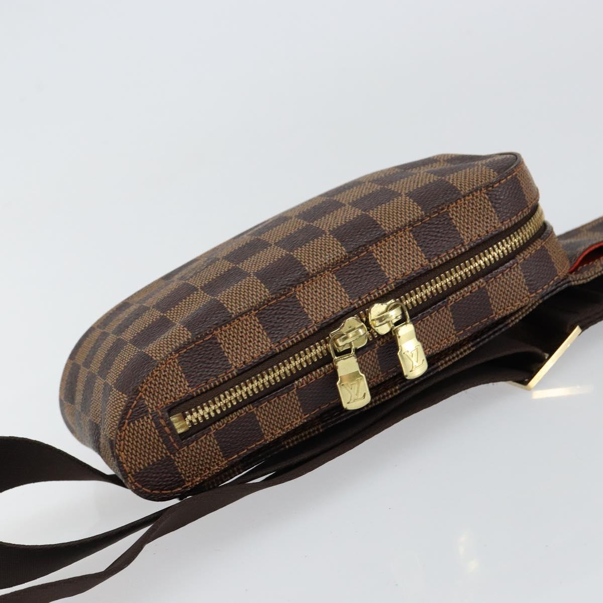 LOUIS VUITTON Damier Ebene Geronimos Shoulder Bag N51994 LV Auth 149538V