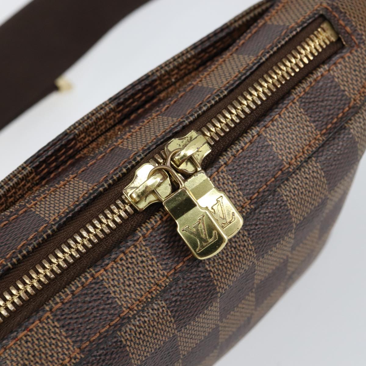 LOUIS VUITTON Damier Ebene Geronimos Shoulder Bag N51994 LV Auth 149561V