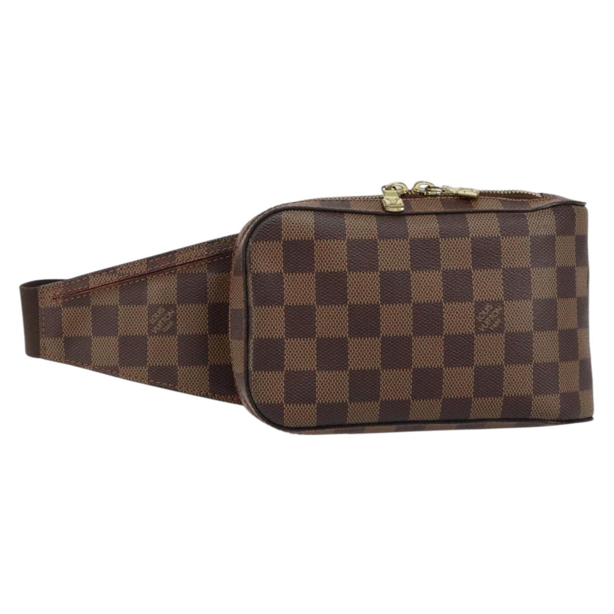 LOUIS VUITTON Damier Ebene Geronimos Shoulder Bag N51994 LV Auth 149561V