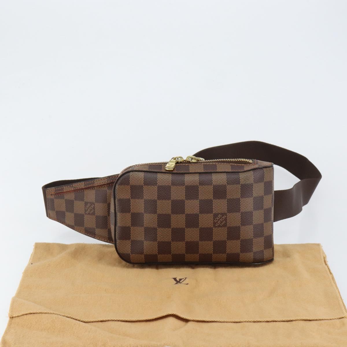 LOUIS VUITTON Damier Ebene Geronimos Shoulder Bag N51994 LV Auth 149561V