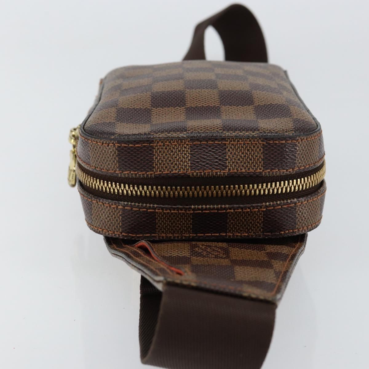 LOUIS VUITTON Damier Ebene Geronimos Shoulder Bag N51994 LV Auth 149561V