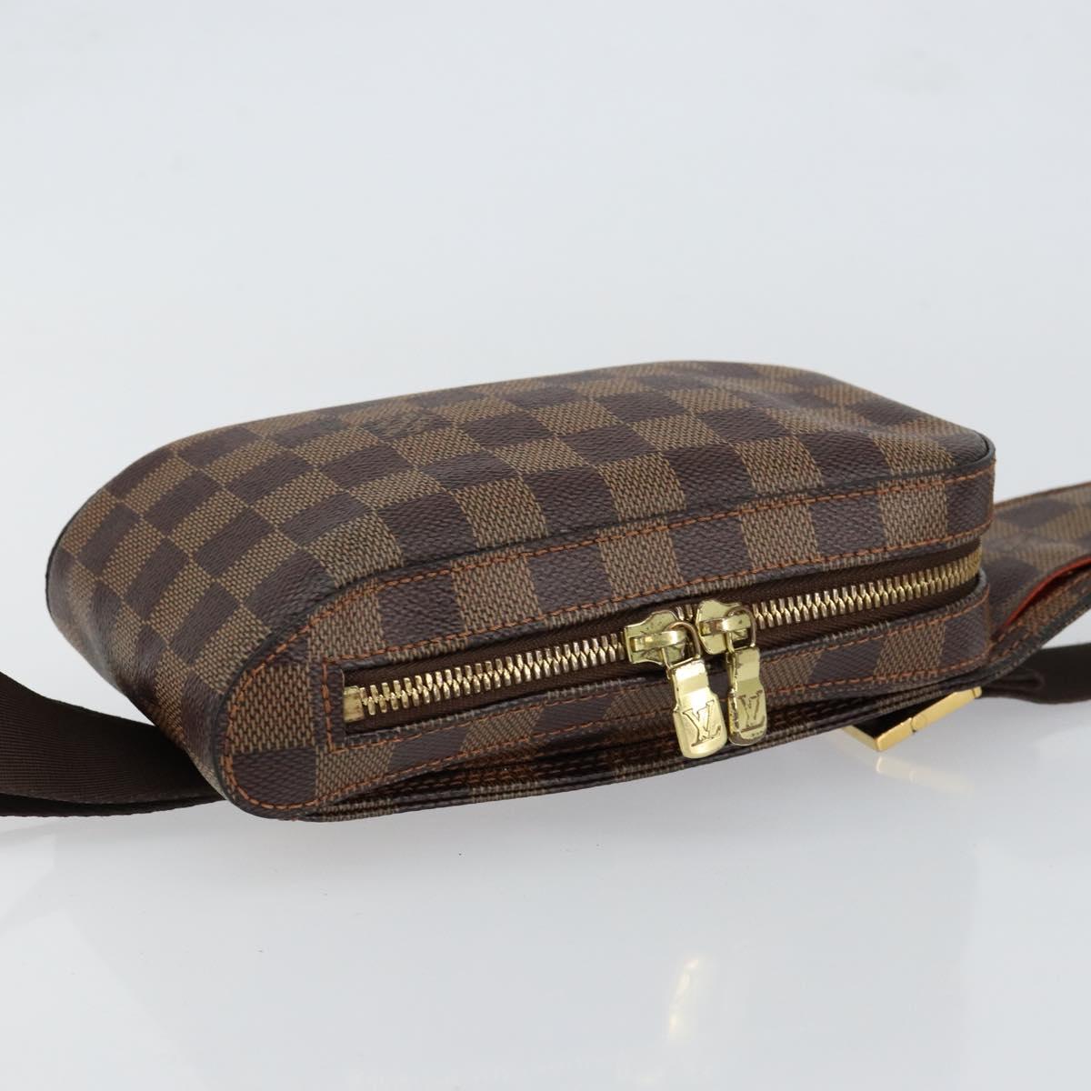 LOUIS VUITTON Damier Ebene Geronimos Shoulder Bag N51994 LV Auth 149561V