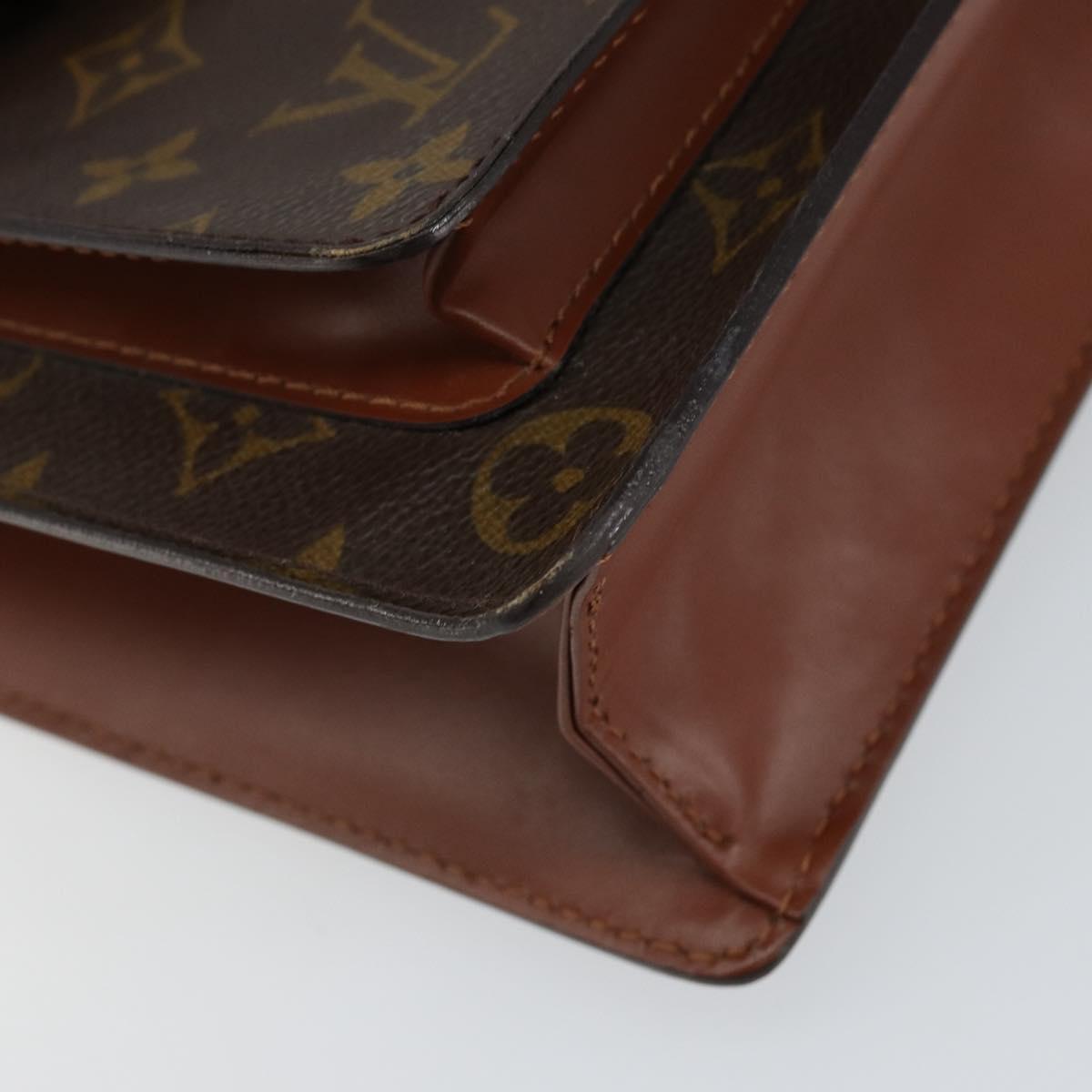 LOUIS VUITTON Monogram Monceau 28 Hand Bag M51185 LV Auth 149562