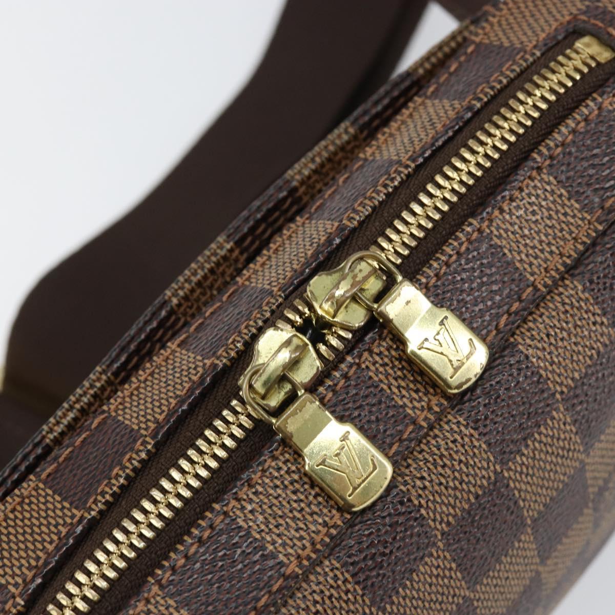 LOUIS VUITTON Damier Ebene Geronimos Shoulder Bag N51994 LV Auth 149566