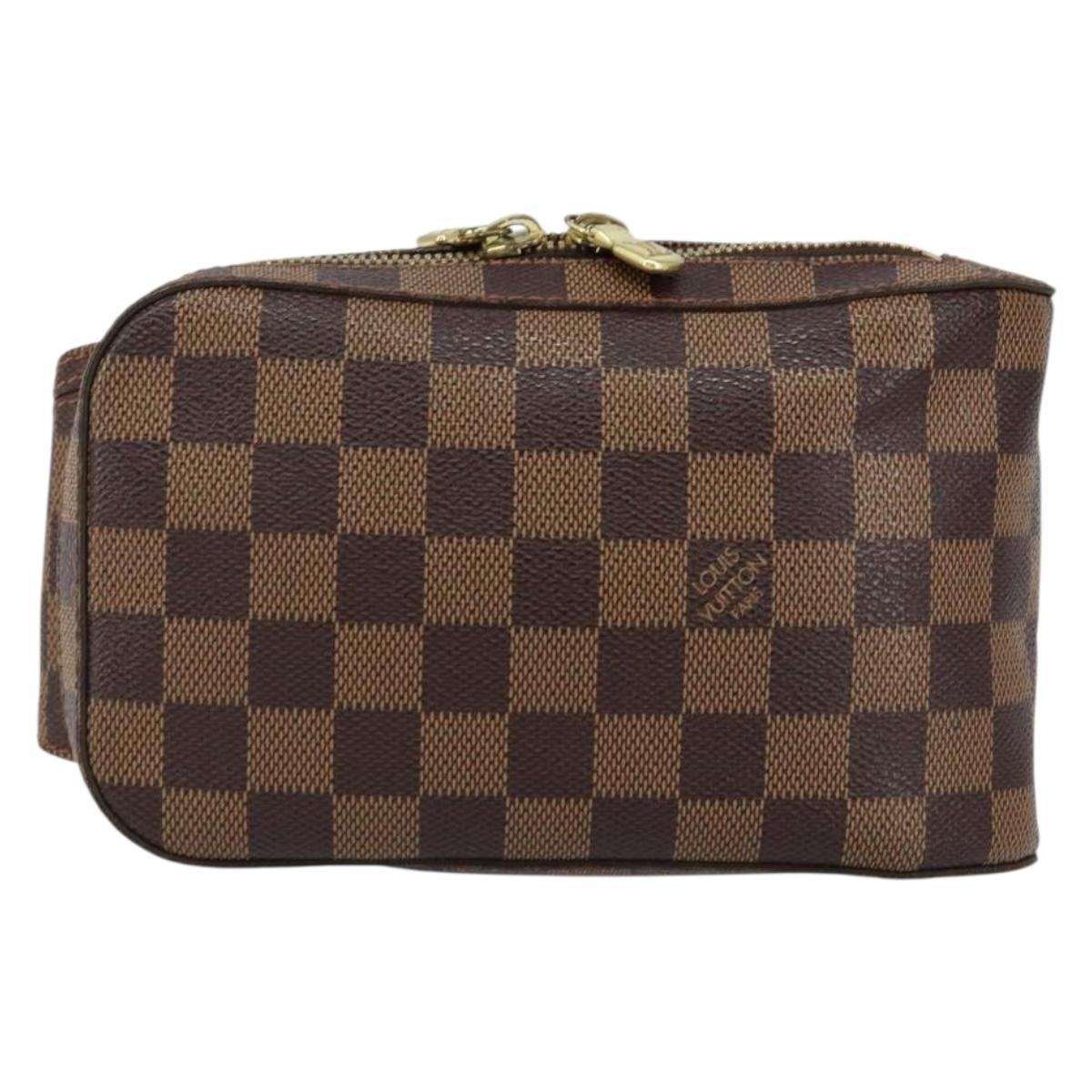 LOUIS VUITTON Damier Ebene Geronimos Shoulder Bag N51994 LV Auth 149566