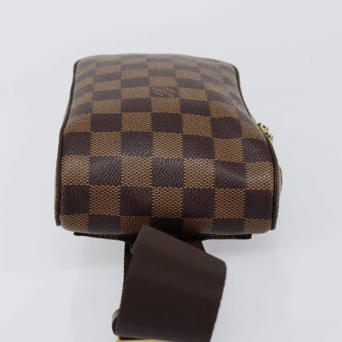 LOUIS VUITTON Damier Ebene Geronimos Shoulder Bag N51994 LV Auth 149566