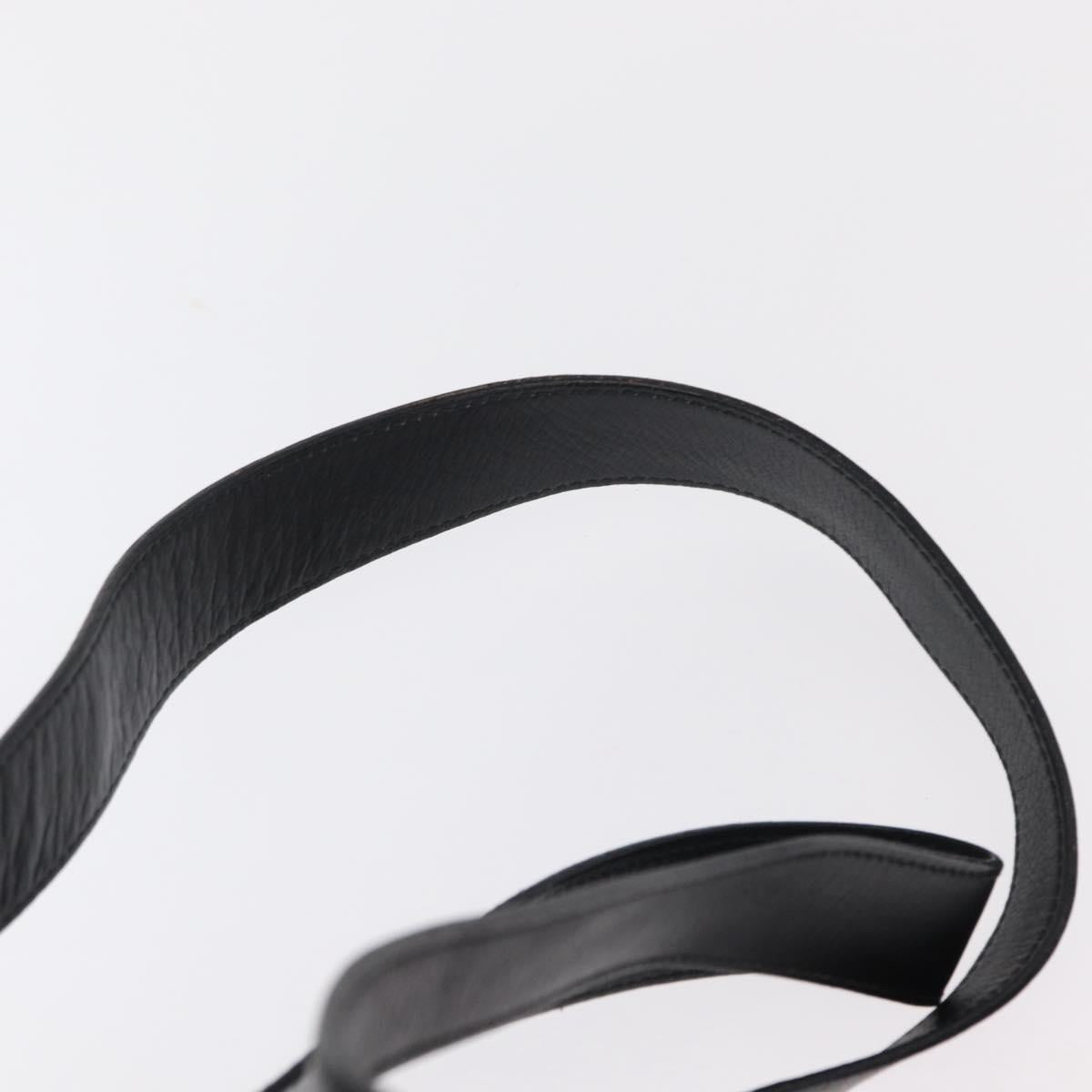 GUCCI Bamboo Backpack Leather Black Gold 003 1998 0016 Auth 149568