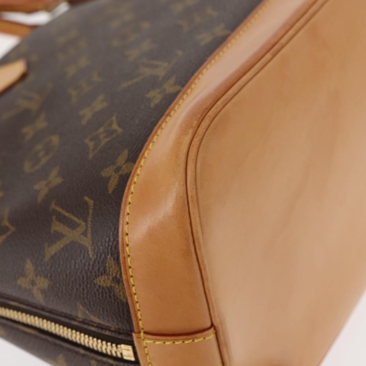LOUIS VUITTON Monogram Alma Hand Bag M51130 LV Auth 149580