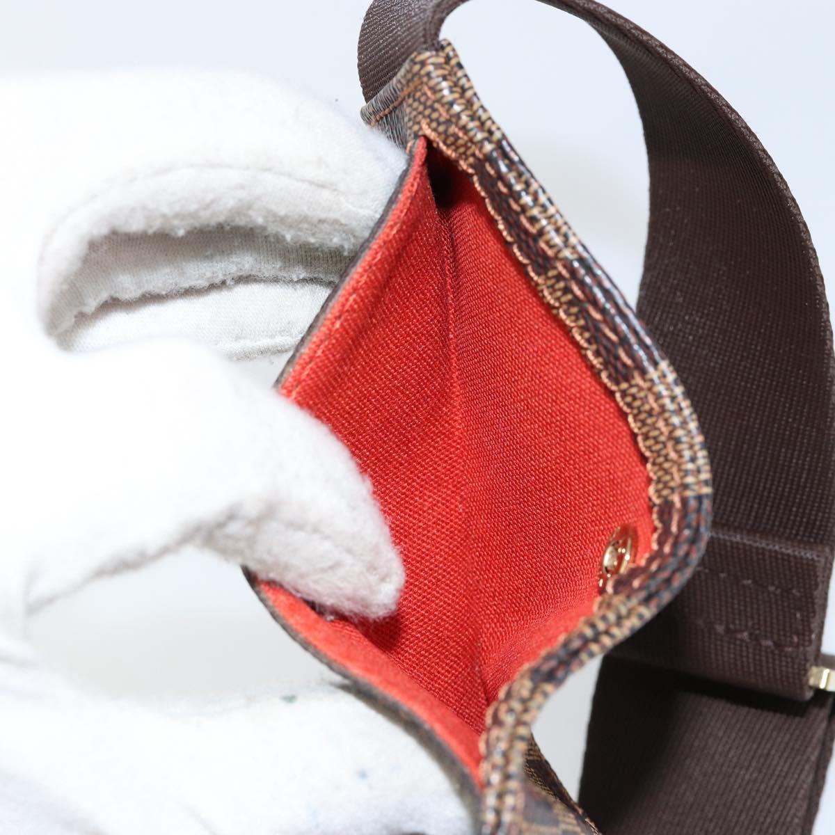 LOUIS VUITTON Damier Ebene Geronimos Shoulder Bag N51994 LV Auth 149581V