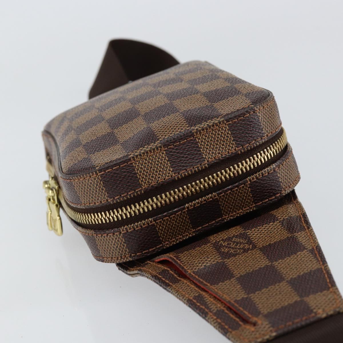 LOUIS VUITTON Damier Ebene Geronimos Shoulder Bag N51994 LV Auth 149581V