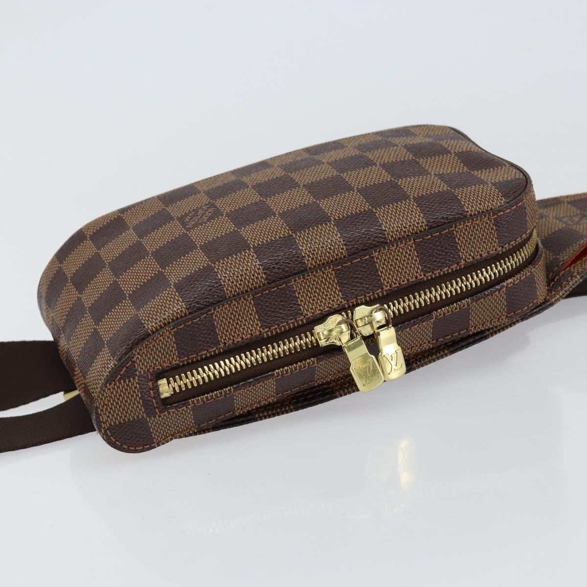 LOUIS VUITTON Damier Ebene Geronimos Shoulder Bag N51994 LV Auth 149581V