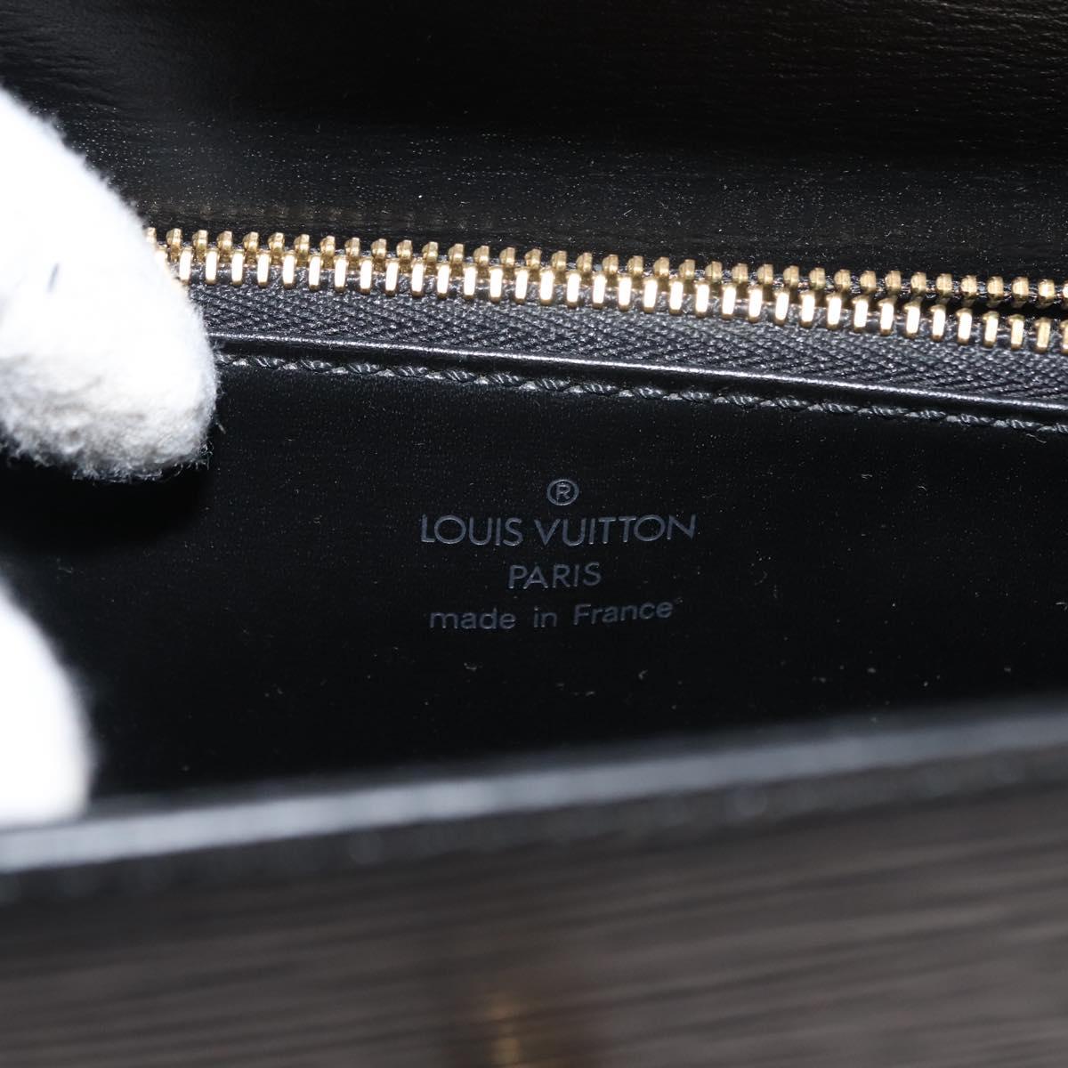 LOUIS VUITTON Epi Malesherbes Hand Bag Black M52372 LV Auth 149589