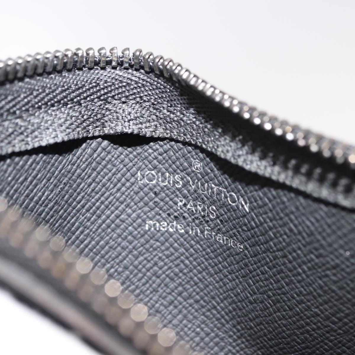 LOUIS VUITTON Monogram Eclipse Reverse Pochette Cles Purse M80905 LV Auth 149596