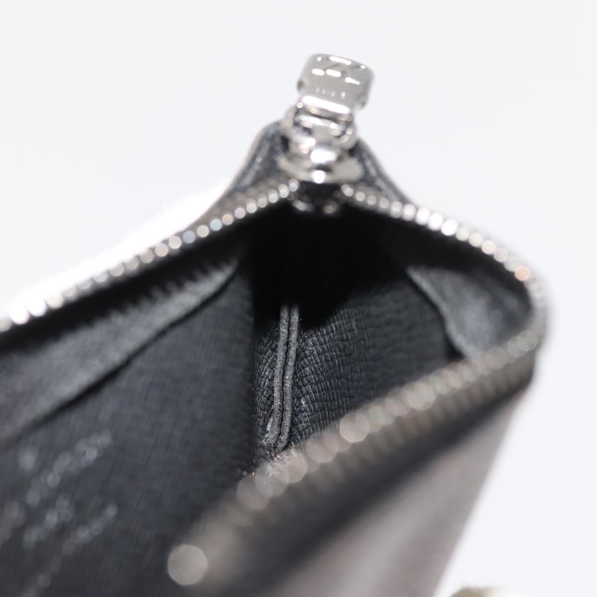 LOUIS VUITTON Monogram Eclipse Reverse Pochette Cles Purse M80905 LV Auth 149596