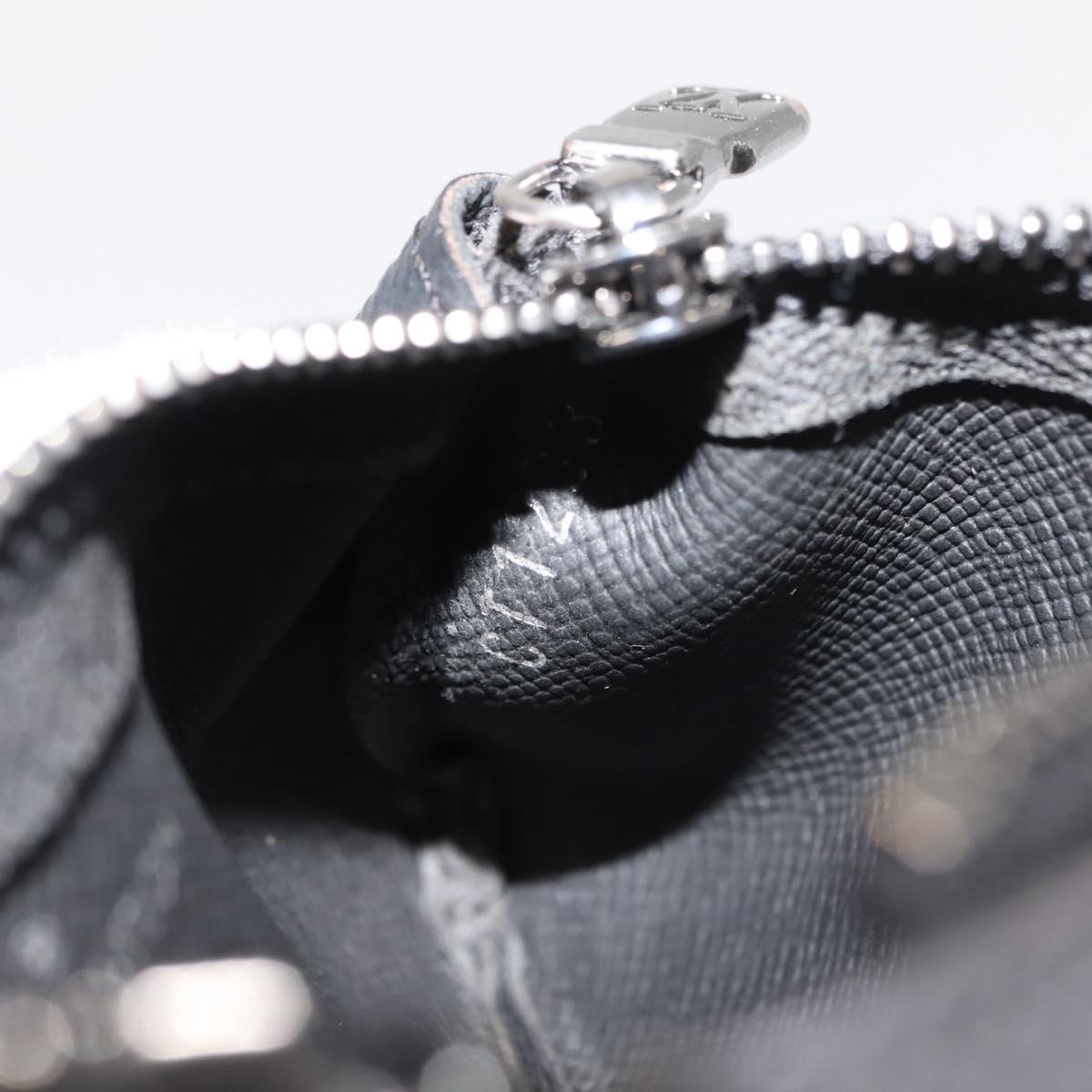 LOUIS VUITTON Monogram Eclipse Reverse Pochette Cles Purse M80905 LV Auth 149596