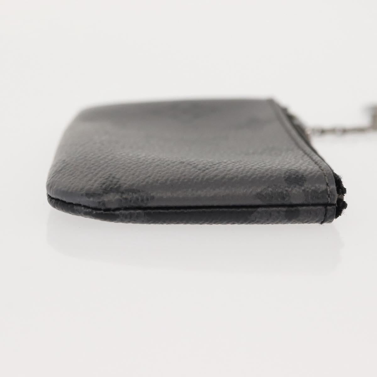 LOUIS VUITTON Monogram Eclipse Reverse Pochette Cles Purse M80905 LV Auth 149596