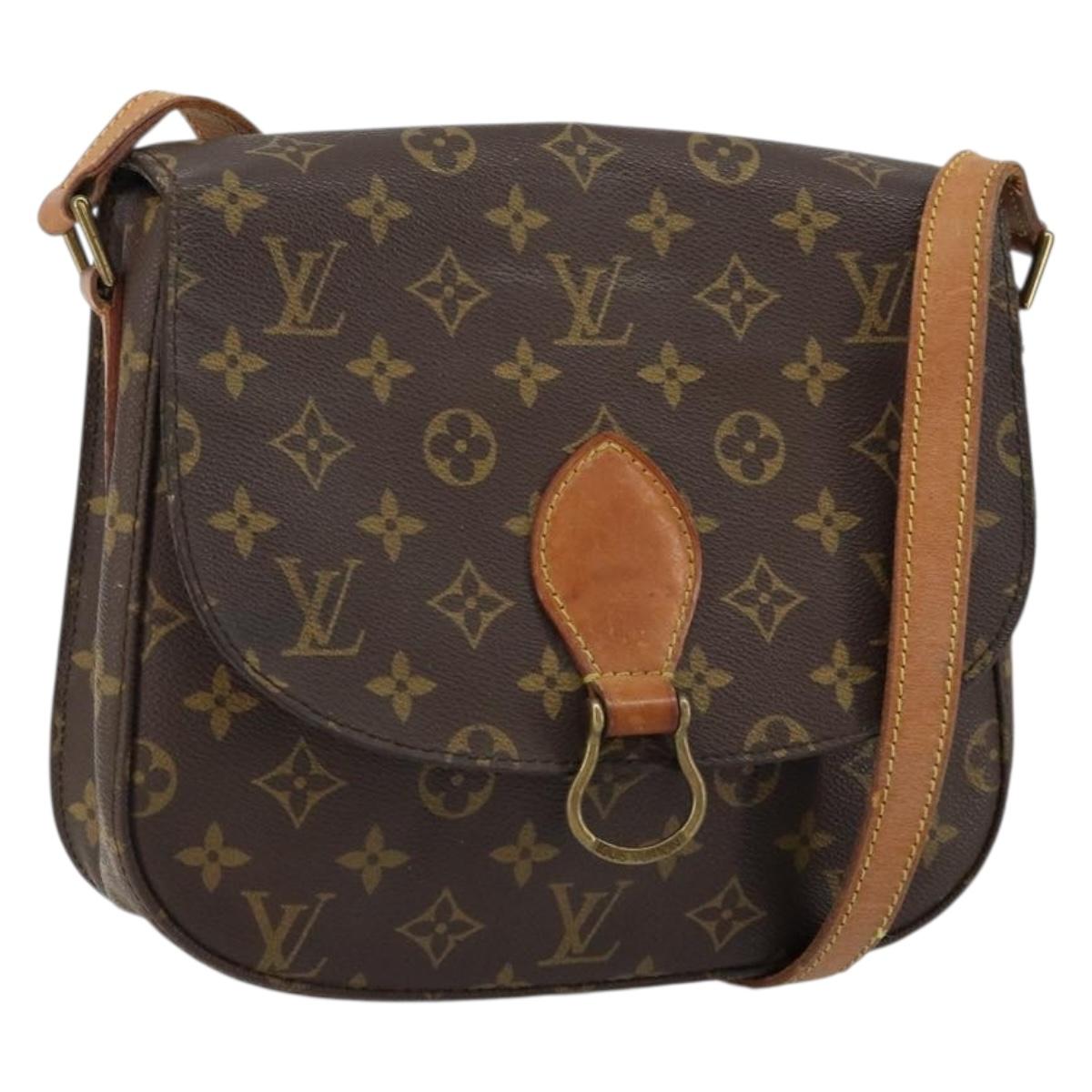 LOUIS VUITTON Monogram Saint Cloud GM Shoulder Bag M51242 LV Auth 149599