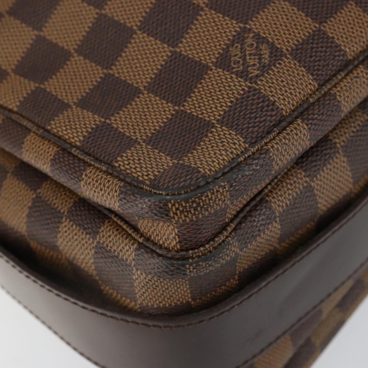 LOUIS VUITTON Damier Ebene Naviglio Shoulder Bag N45255 LV Auth 149600