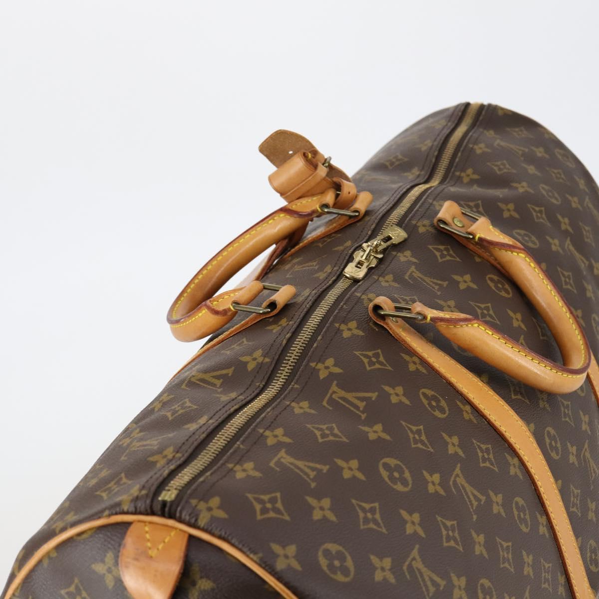 LOUIS VUITTON Monogram Keepall 60 Boston Bag M41422 LV Auth 149605V