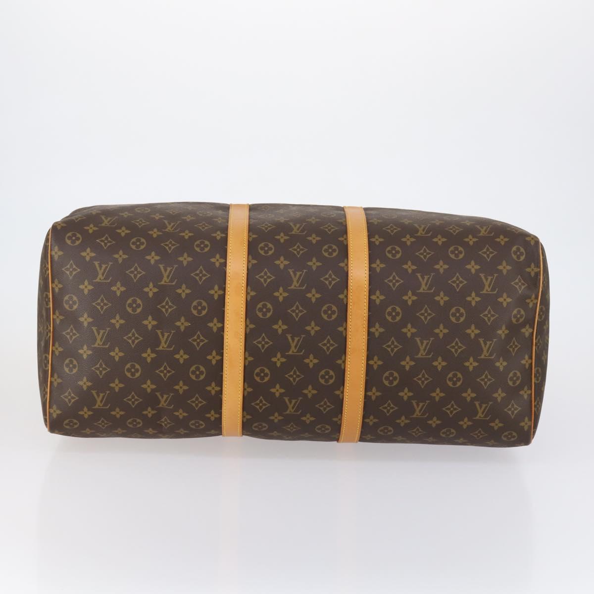 LOUIS VUITTON Monogram Keepall 60 Boston Bag M41422 LV Auth 149605V
