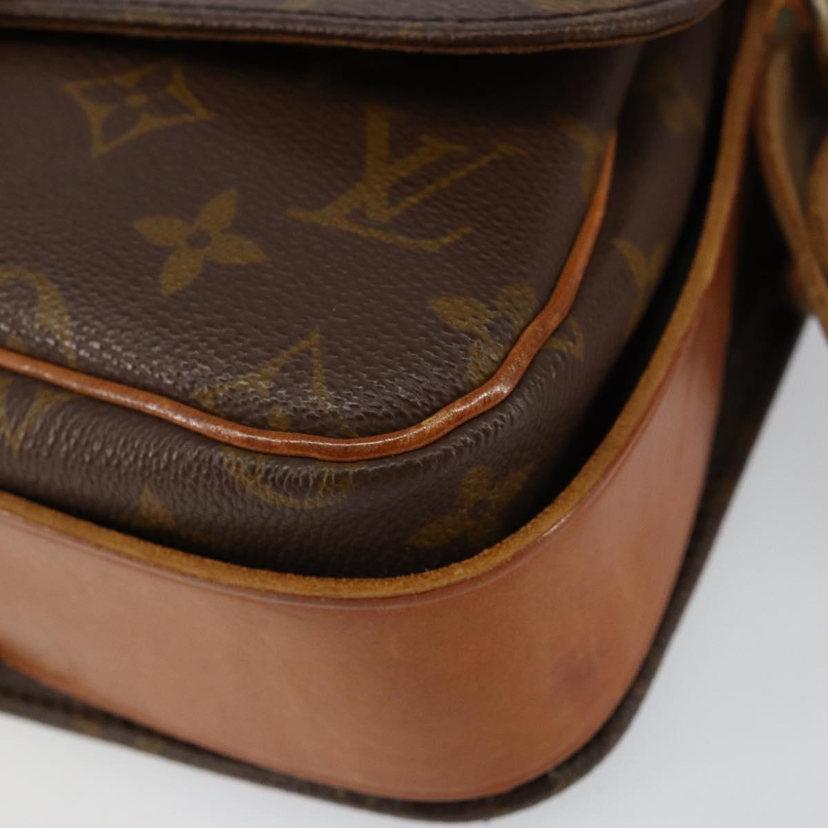 LOUIS VUITTON Monogram Cartouchiere MM Shoulder Bag Vintage M51253 Auth 149607