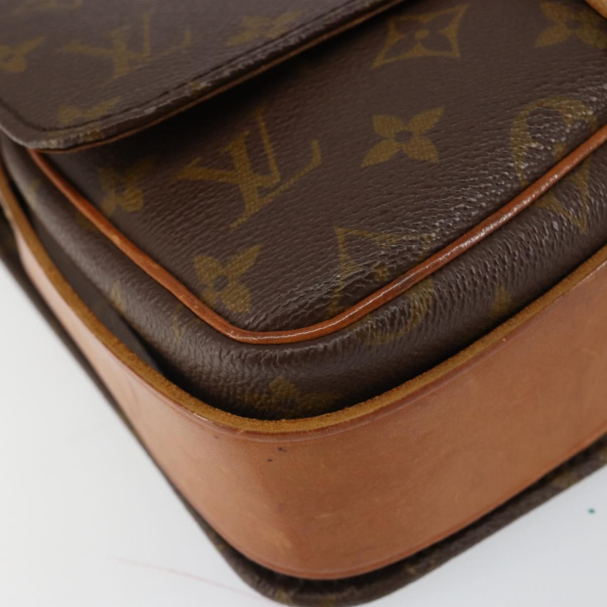 LOUIS VUITTON Monogram Cartouchiere MM Shoulder Bag Vintage M51253 Auth 149607