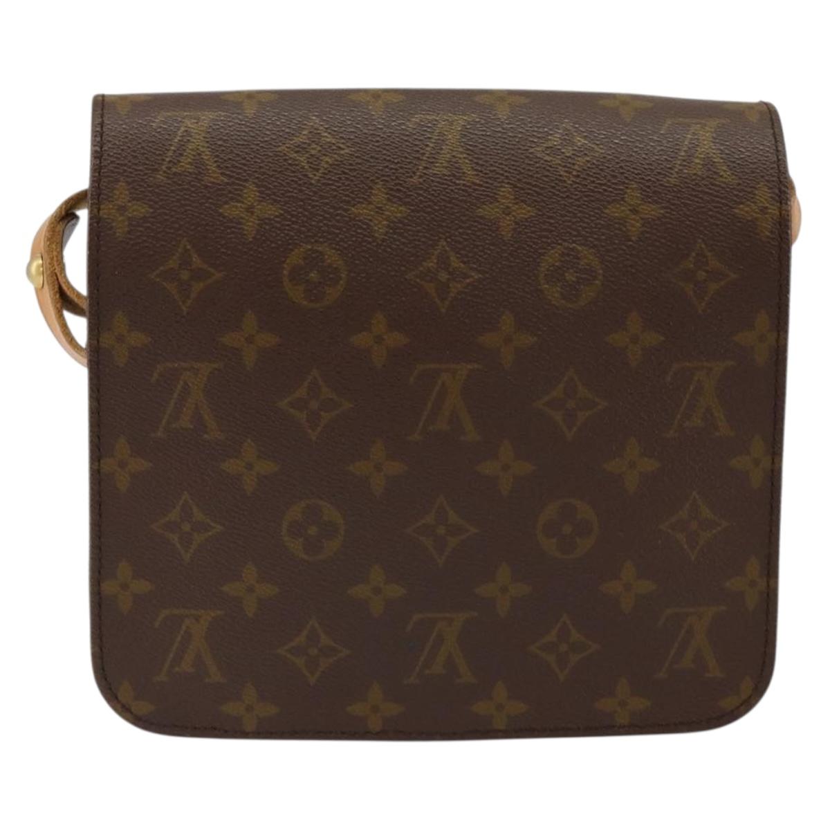 LOUIS VUITTON Monogram Cartouchiere MM Shoulder Bag Vintage M51253 Auth 149607