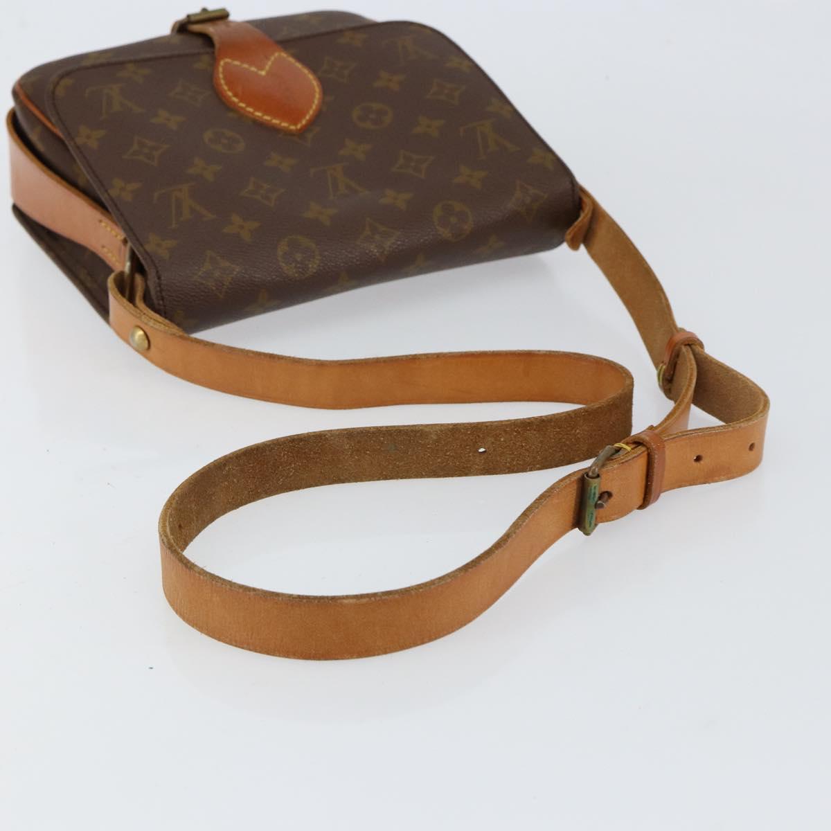 LOUIS VUITTON Monogram Cartouchiere MM Shoulder Bag Vintage M51253 Auth 149607